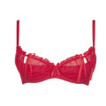 Podprsenka Plus Size V-8741 červená - Axami (3539853) - 4