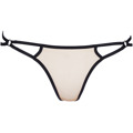 Smyslná tanga V-8848 béžová/černá - Axami (3546255) - 3
