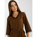 Dámské šaty LK SK 507871 hnědé (3575575) - 13