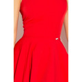Červené šaty s výstřihem ve tvaru srdce model 4976175 (480466) - 5