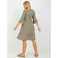 Šaty D73761M30214A5EN khaki barva (3401957) - 4