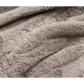 Krátká béžová dámská kožešinová bunda (B8050-12) (3490817) - 2