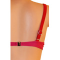 Dámské plavky dvoudílné bikiny 2COLOR dvoubarevné červené - Červená - OEM (2572077) - 4