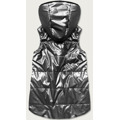 Šedá dámská rozšířená oboustranná vesta (B8005-70) (3283060) - 3