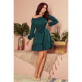 Zelené dámské šaty s volánky model 7789104 (1350000) - 4