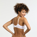 Dámská podprsenka z bio bavlny DIM GENEROUS COTTON BIO BRA - DIM - bílá (2683373) - 2