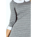 Šedé šaty s kulatým výstřihem model 4976228 (480473) - 5