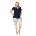 Pyžamo Aria Plus tmavě modré - Donna (3489748) - 4