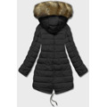 Khaki-černá oboustranná dámská zimní bunda (2M-21508) (3605420) - 5