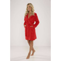 Dámský župan De Lafense 667 Vermell Velur S-XL (3578009) - 1