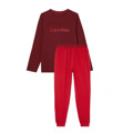 Pánský pyžamový set NM1592E 6NJ bordo/červená - Calvin Klein (3614407) - 1