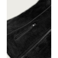 Černá plyšová dámská vesta (HH003-1) (3558964) - 2