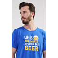 Pánské pyžamo šortky Life is beer (3609750) - 4