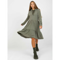 Šaty D10027C30287A3 khaki (3527527) - 3