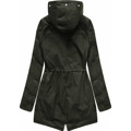 Dwustronna zimowa parka damska z kapturem army-szara (b2636) (2949020) - 5