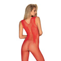 Žhavé body N112 bodystocking red - Obsessive (2932438) - 2