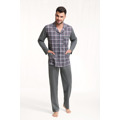 Pánské rozepínané pyžamo Luna 797 3XL-4XL (1225670) - 3