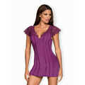 Výjimečná košilka Moketta chemise purple - Obsessive (2050673) - 1
