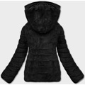 Černá krátká oboustranná dámská zimní bunda (2M-21507) (3605414) - 6