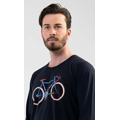 Pánská noční košile s krátkým rukávem Bike (3546477) - 2