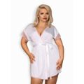 Elegantní župan Girlly peignoir XXL - Obsessive (2039195) - 1