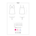 Odvážná košilka Redella chemise - Obsessive (1582943) - 3