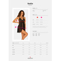 Jemná košilka Sedila babydoll - Obsessive (3501608) - 2