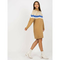 Dámské šaty LC SK 0098 okrové (3514687) - 8