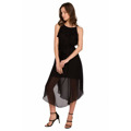 K137 Šifonové šaty Choker - černé (3284901) - 10