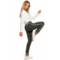 M460 Kalhoty Jogger s pruhovanými žebrovanými manžetami - šedé (3213864) - 5