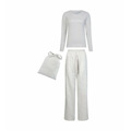 Dámské pyžamo QS6350E 1T6 - béžová - Calvin Klein (3386935) - 2