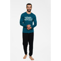 Pyžamo Brand 40021-69X Dark Turquoise-Black - Henderson (3514881) - 1