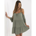 Dámské šaty-TW-SK-BI-80840.20 khaki (3336042) - 7