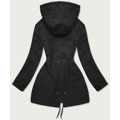 Černo/žlutá oboustranná dámská bunda parka (W703BIG) (3091646) - 2