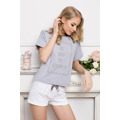 Pyžamo Kingdom Short Dots & Grey - Aruelle (3490396) - 1