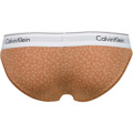 Dámské kalhotky F3787E 796 hnědá/vzor - Calvin Klein (3612193) - 2