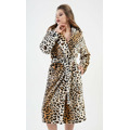 Dámský župan dlouhý s kapucí Leopard (3546489) - 2