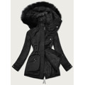 Teplá černá dámská zimní bunda (w559big) (2959732) - 1