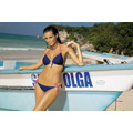 Plavky Megan Blu Scuro + Red M-251 Navy Red (84) - Marko (3472250) - 2