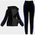 Černo-tmavě modrý sportovní komplet s legínami (YP-9967) (3633937) - 1