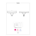 Pikantní tanga otevřená Contica crotchless thong - Obsessive (1664911) - 3