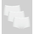 Dámské kalhotky loggi Basic+ Maxi 3P bílé (3245776) - 3