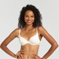 Dámská hladká vyztužená podprsenka DIM INVISIFREE PADDED BRA - DIM - smetanová (2683248) - 1