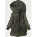 Dámská zimní oversize bunda v barvě khaki (736art) (2962721) - 1