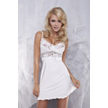 Dámská erotická košilka Ines light cream - DKAREN (2941098) - 1