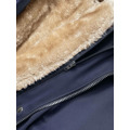 Parka damska z podpinką granatowa (m-21201) (3514796) - 4