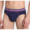 Pánské slipy Luxe 39022-MLC 2-dílná sada námořnická modrá a bobulová - Henderson (3485033) - 8