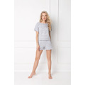 Pyžamo Hearty Short Grey - Aruelle (3490393) - 1