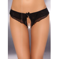 Tanga Praise me V-5398 černo-stříbrná - Axami (3546344) - 1