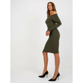 EM SK 674 šaty.26P khaki (3511045) - 12